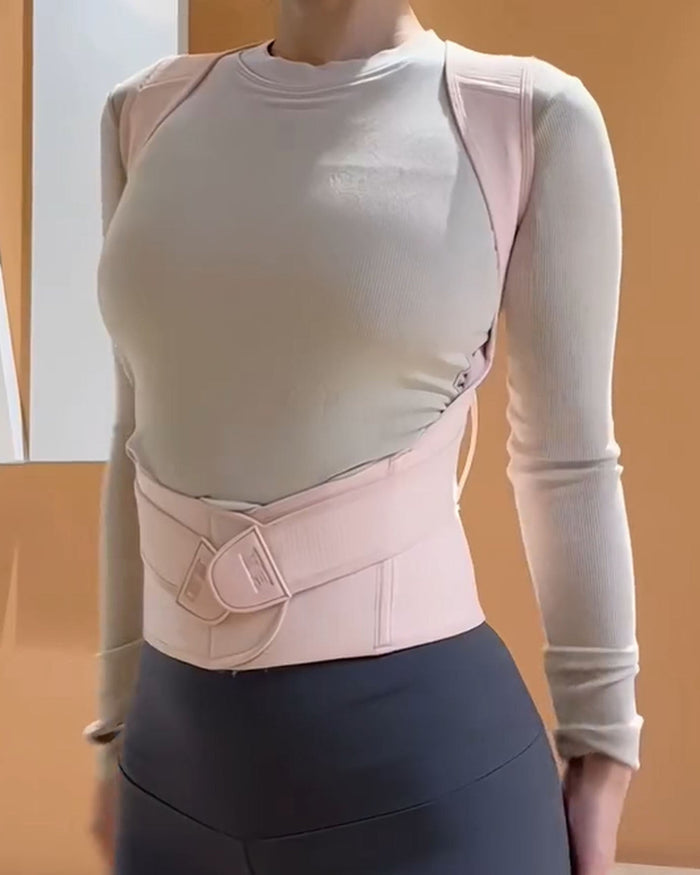 Adjustable Breathable Nude P Back Posture Correction - By Qivii
