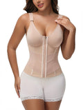 Adjustable Strap High Compression Zipper Bustier Shaper Vest  - By Qivii