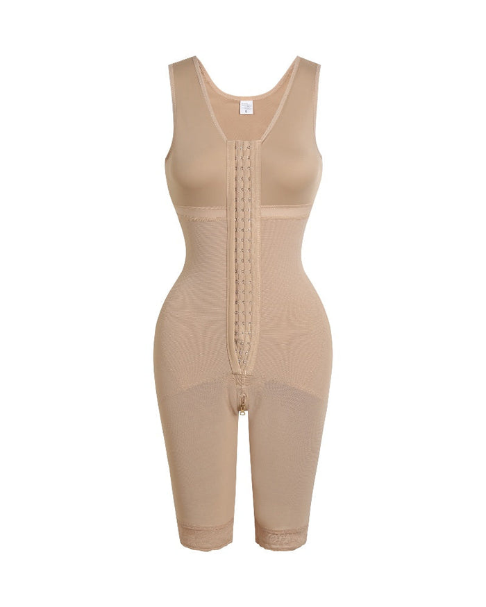 Adjustable Tummy Control Shapewear Fajas Colombianas with Bra  - By Qivii
