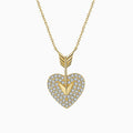 Arrow Heart Necklace by Qivii