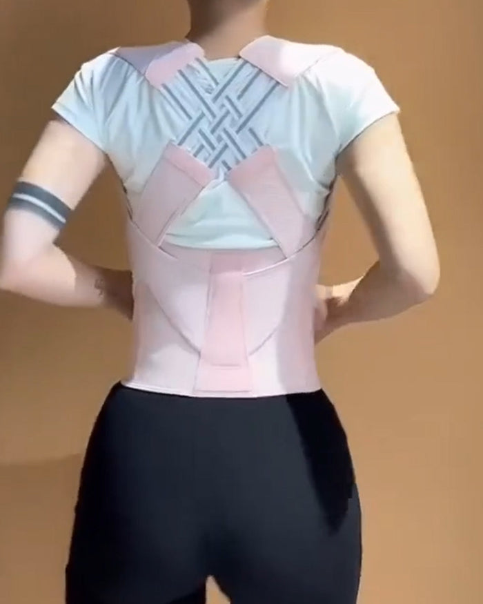 Back Brace Posture Corrective Vest Waisttrainer - By Qivii