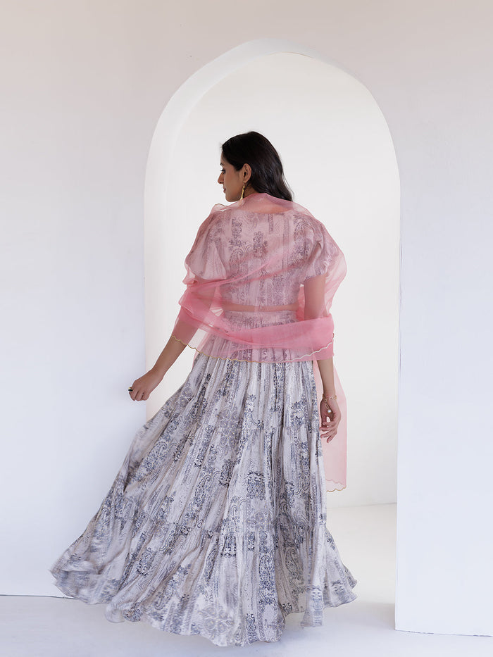 Belgian Scarf Printed Co-Ord Set