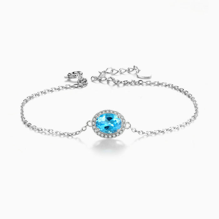 Blue Topaz Bracelet by Qivii