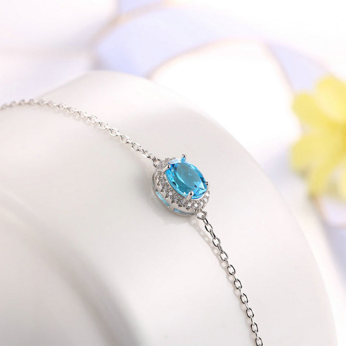 Blue Topaz Bracelet by Qivii