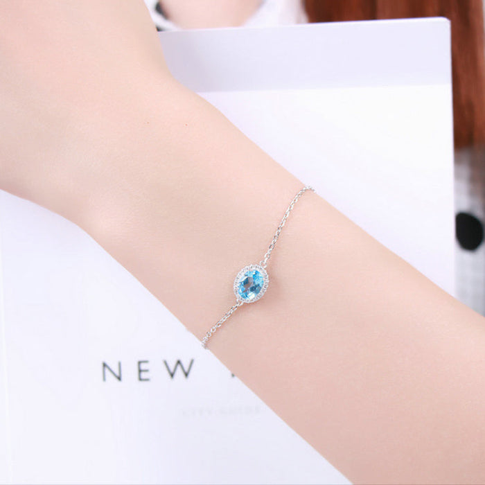 Blue Topaz Bracelet by Qivii
