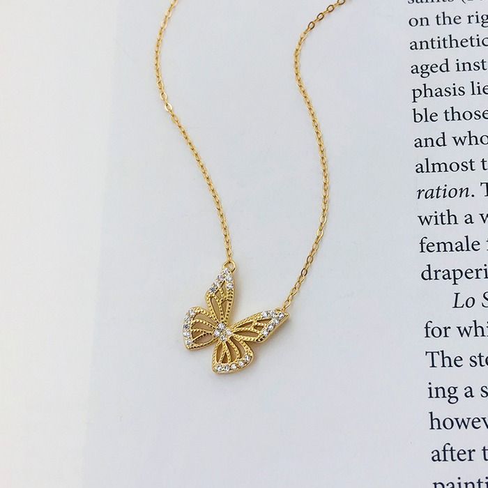 Butterfly Necklace by Qivii