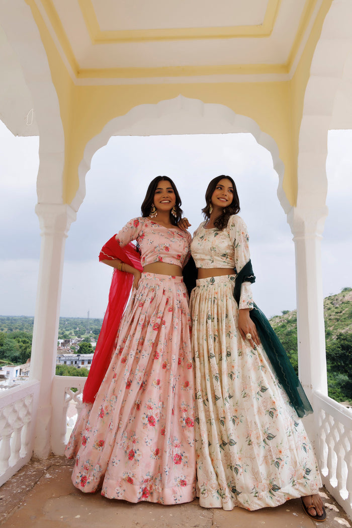 Calcite Pink Lehenga Set