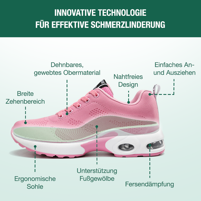Friedensfuß Orthopädische Schuhe - Rosa  - By Qivii
