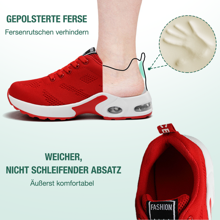 Friedensfuß Orthopädische Schuhe - Rot  - By Qivii