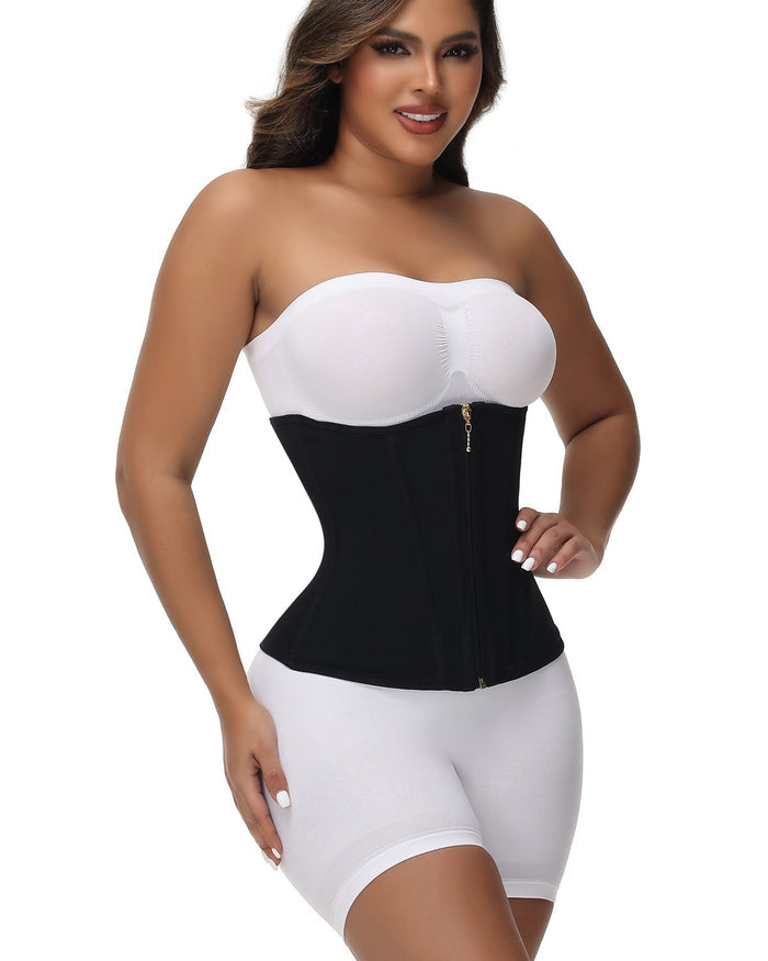 Hourglass Faja Waist Trainer For Women Double Tummy Control Workout Waist Cincher Corset - By Qivii