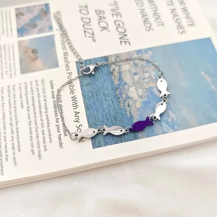 Purple Fish-Countercurrent Bracelet