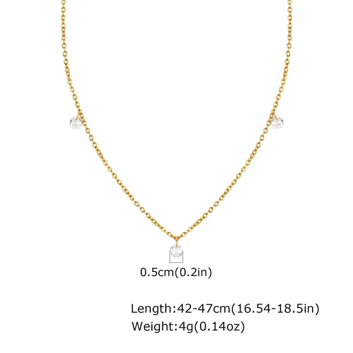 White Zircon Necklace NC-1275GW