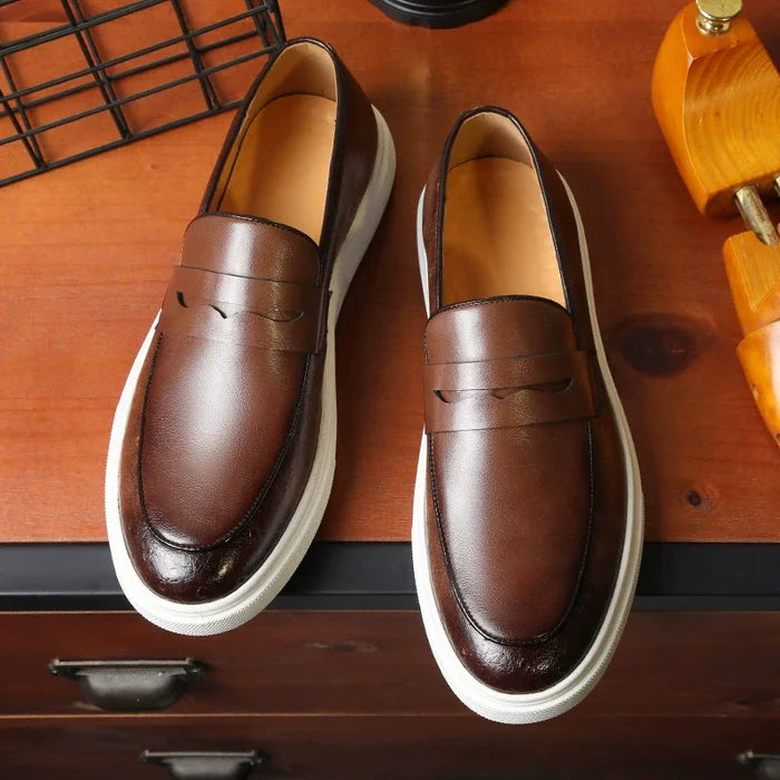 Large size men's casual loafers