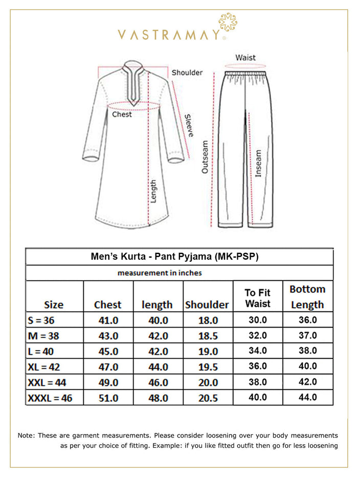 Men White Kurta And Cotton Pant Set With Prayer Cap