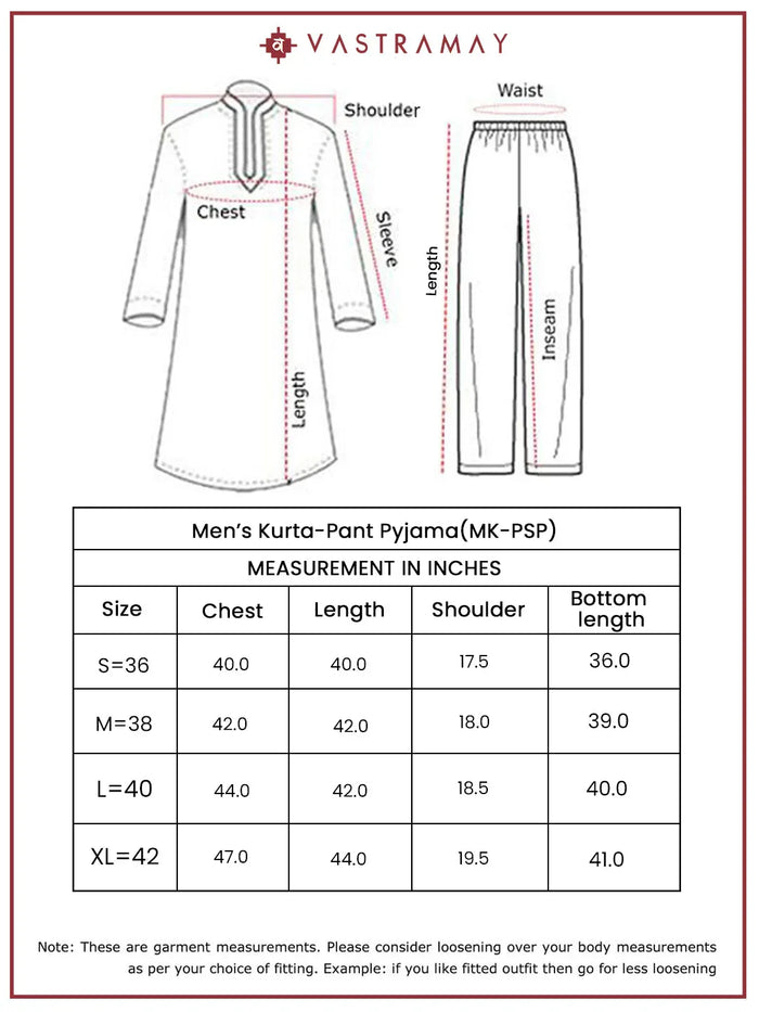Men's Grey Rayon Kurta And Pyjama Set