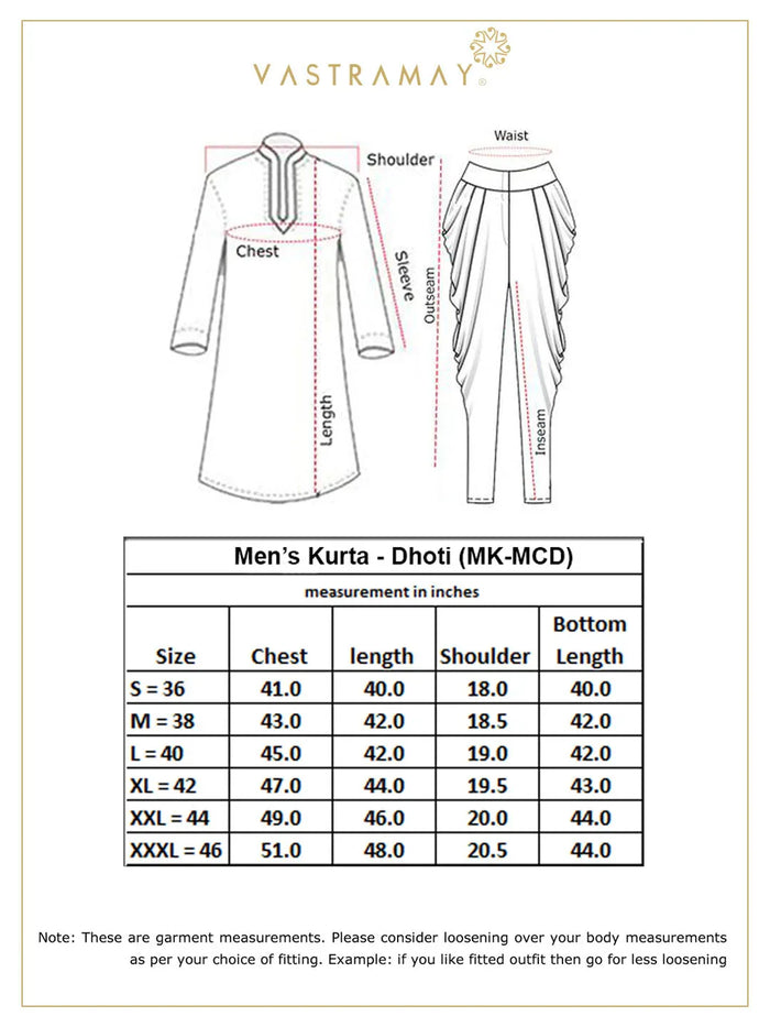 Men's Mint Green Mirror Kurta Dhoti Set
