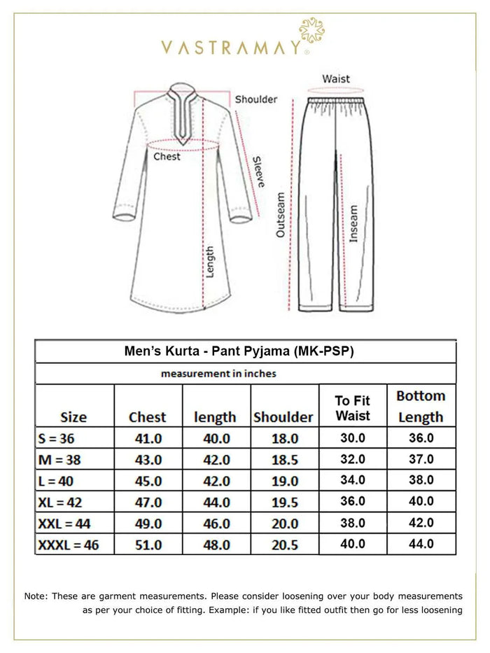 Men's Multicolor Base Blue Cotton Printed Kurta Pant Set