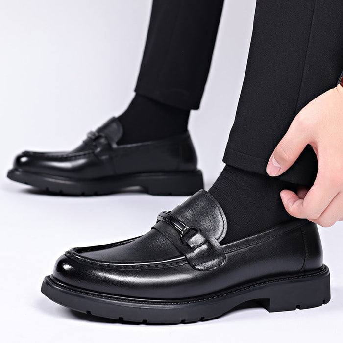 Men's Premium Leather Loafers - Stylish, Comfortable, and Slip-Resistant Casual Business Shoes