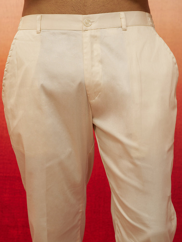 Men's Rust Bandhni Kurta Pyjama Set
