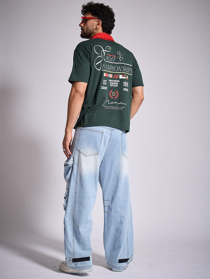 Olive Yatch Club Polo Tshirt