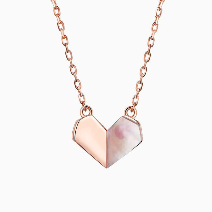Origami Heart Necklace by Qivii