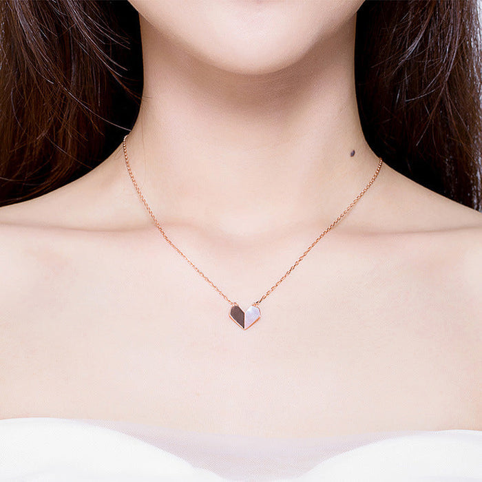 Origami Heart Necklace by Qivii
