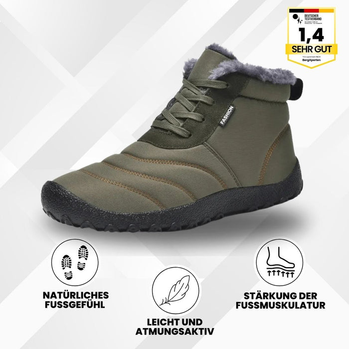 OrthoWarm - Schmerzlindernde, wasserabweisende & gefütterte Barfußschuhe  - By Qivii