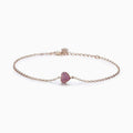Studded Heart Bracelet by Qivii
