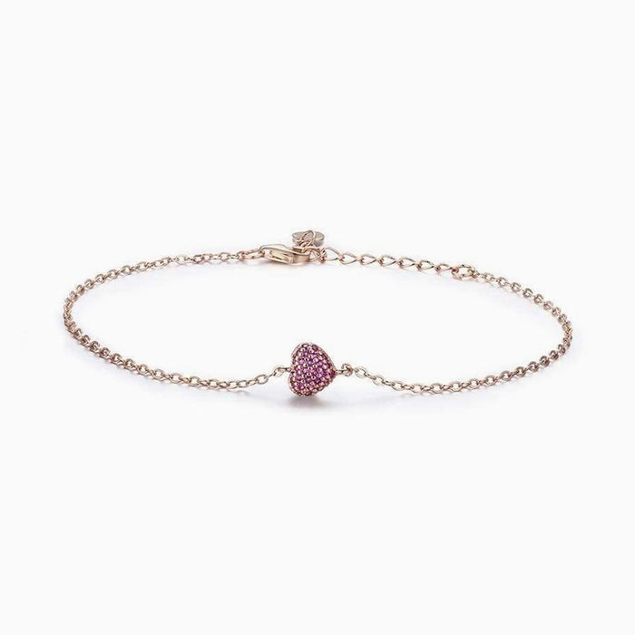 Studded Heart Bracelet by Qivii