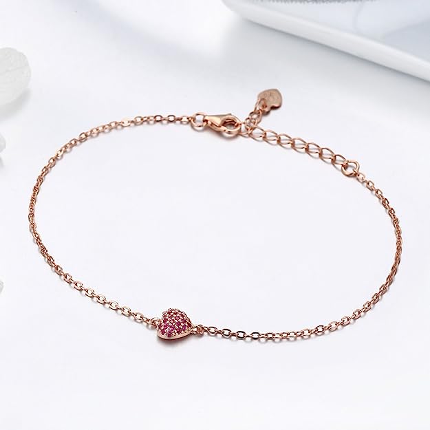 Studded Heart Bracelet by Qivii