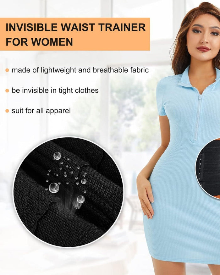 Weight Loss Sports Fitness Tummy Control Waist Trainer with Buckle  - By Qivii