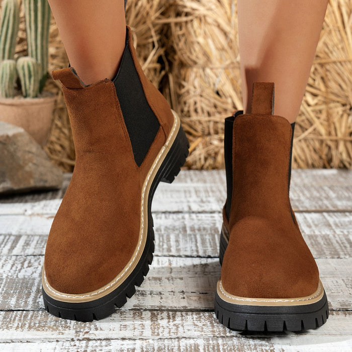Women's ClassicKick Boots - Effortless Slip-On Ankle Boots with Chelsea Style (US 5-10.5)