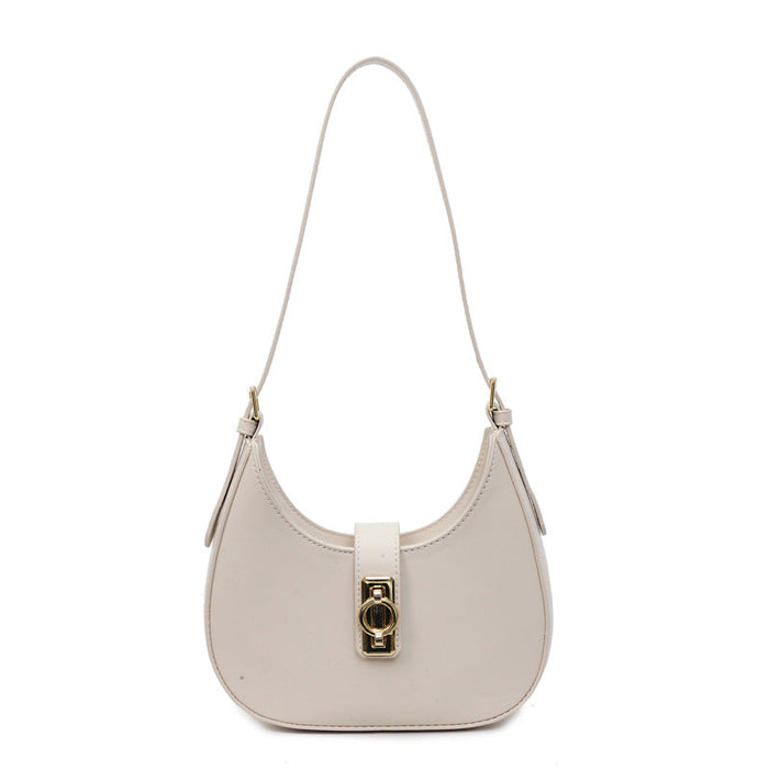 Women's Crescent Sculpt Shoulder Bag - Indie-Design Underarm Bag | Refined & Viral-Worthy