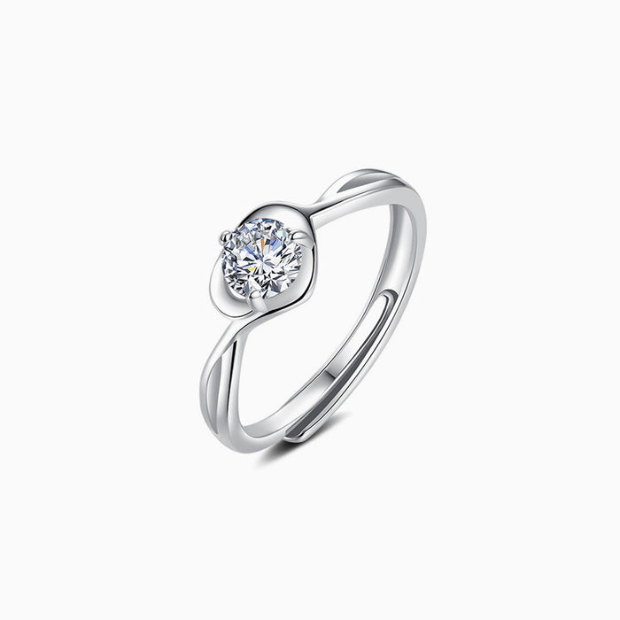 Zircon Heart Ring by Qivii